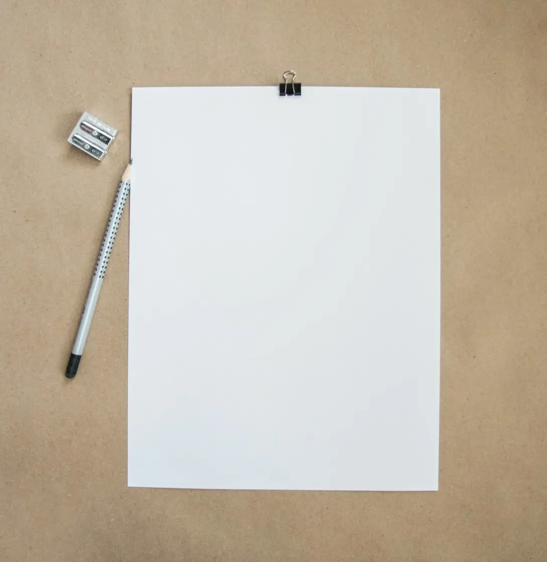 white printer paper